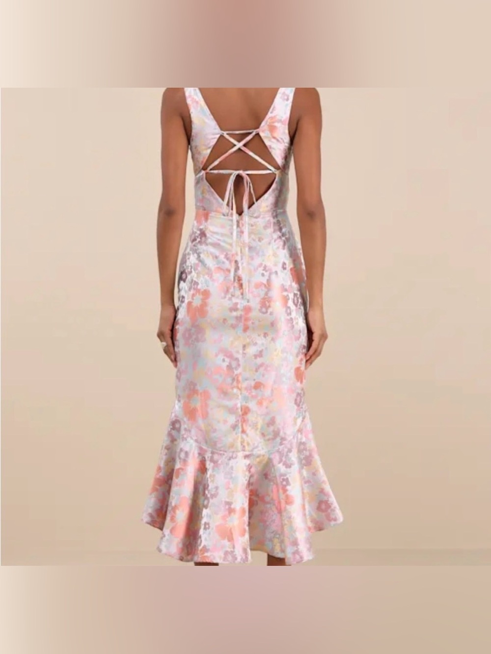 NEW LULUS PASTEL DRESS